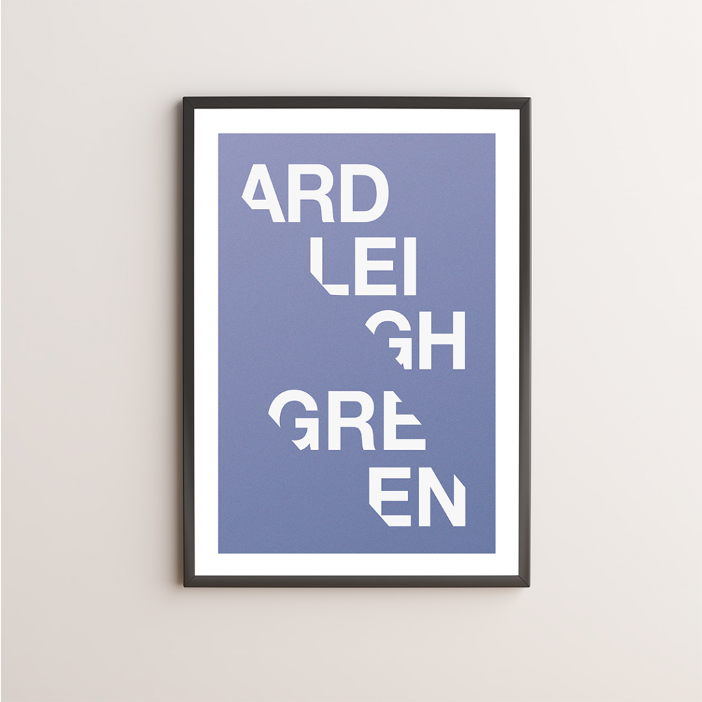 Ardleigh Green Typography Giclée Art Print