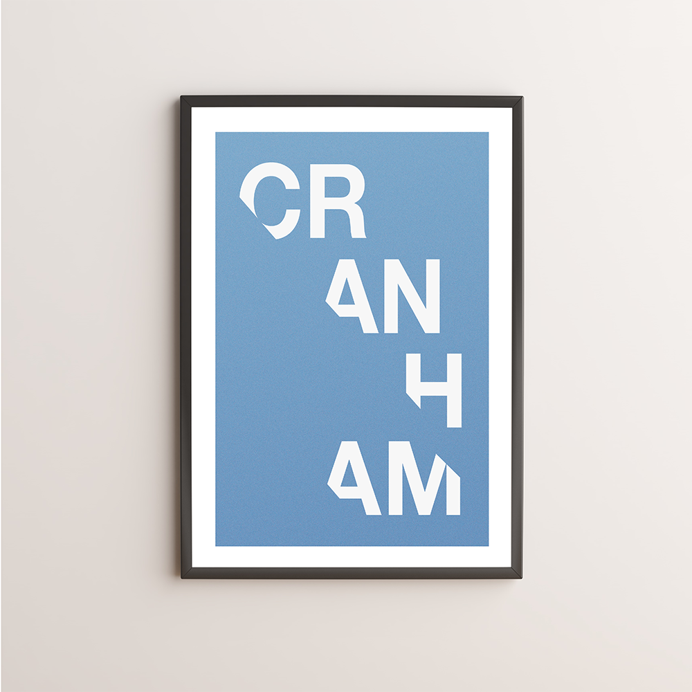 Cranham Typography Giclée Art Print