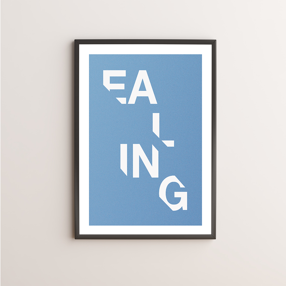 Ealing Typography Giclée Art Print