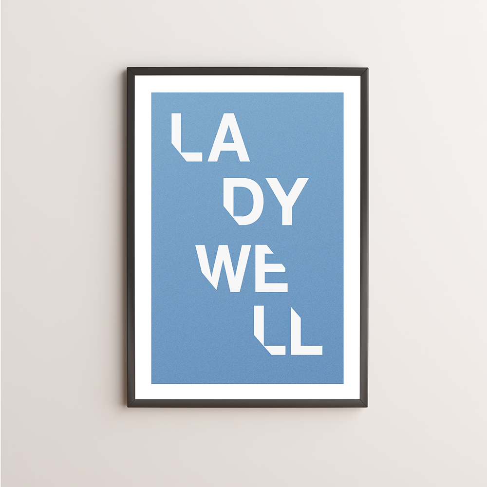 Ladywell Typography Giclée Art Print