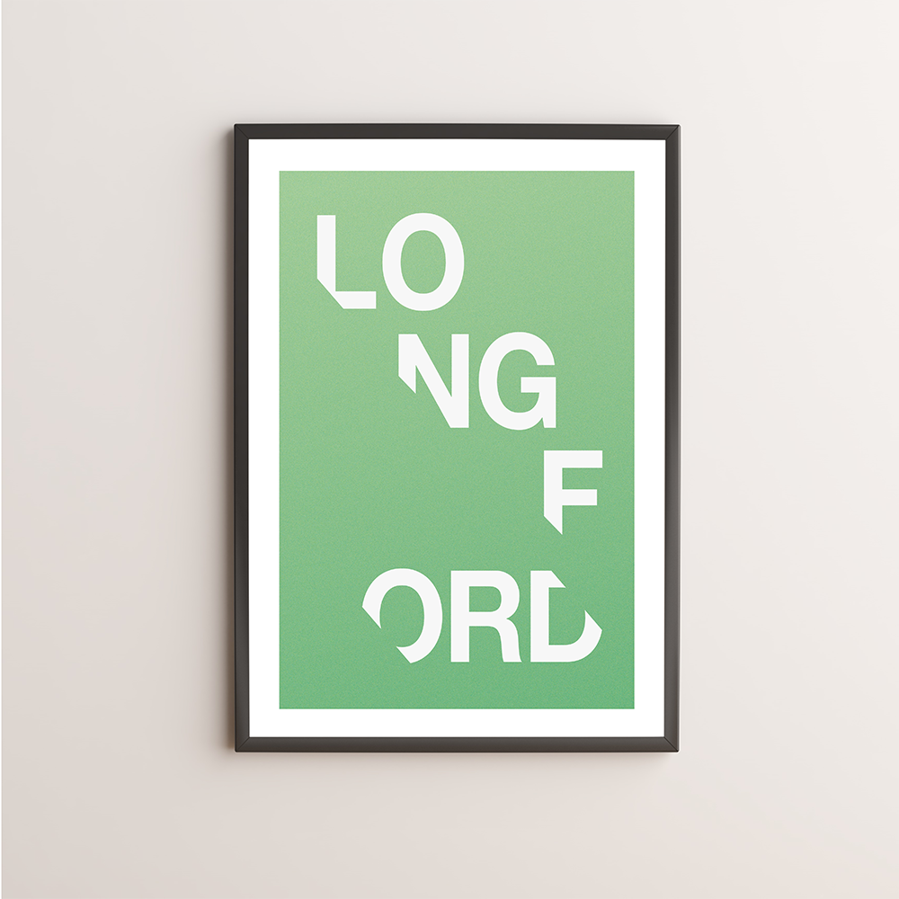 Longford Typography Giclée Art Print 