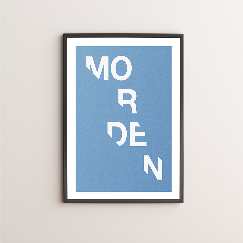 Morden Typography Giclée Art Print