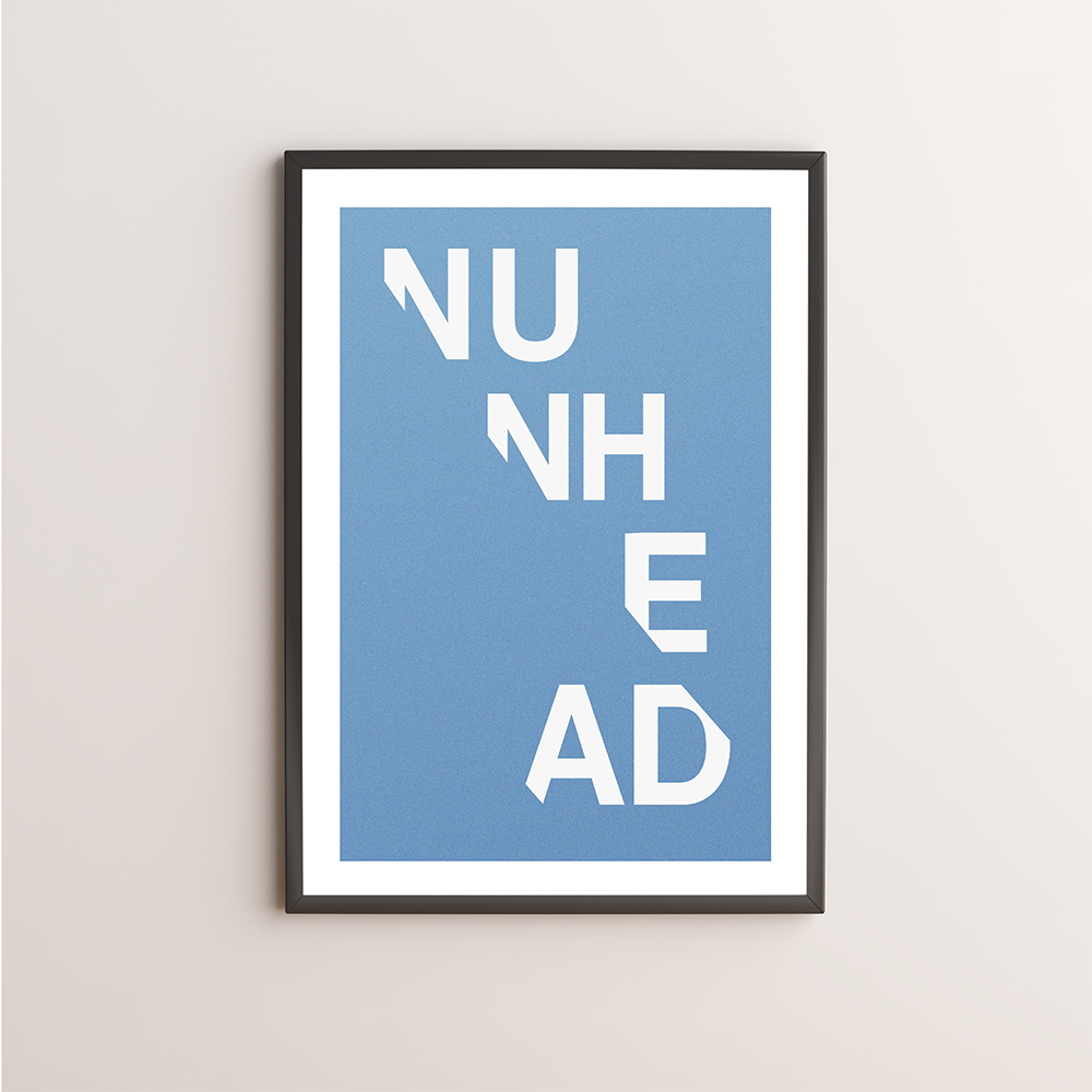 Nunhead Typography Giclée Art Print 