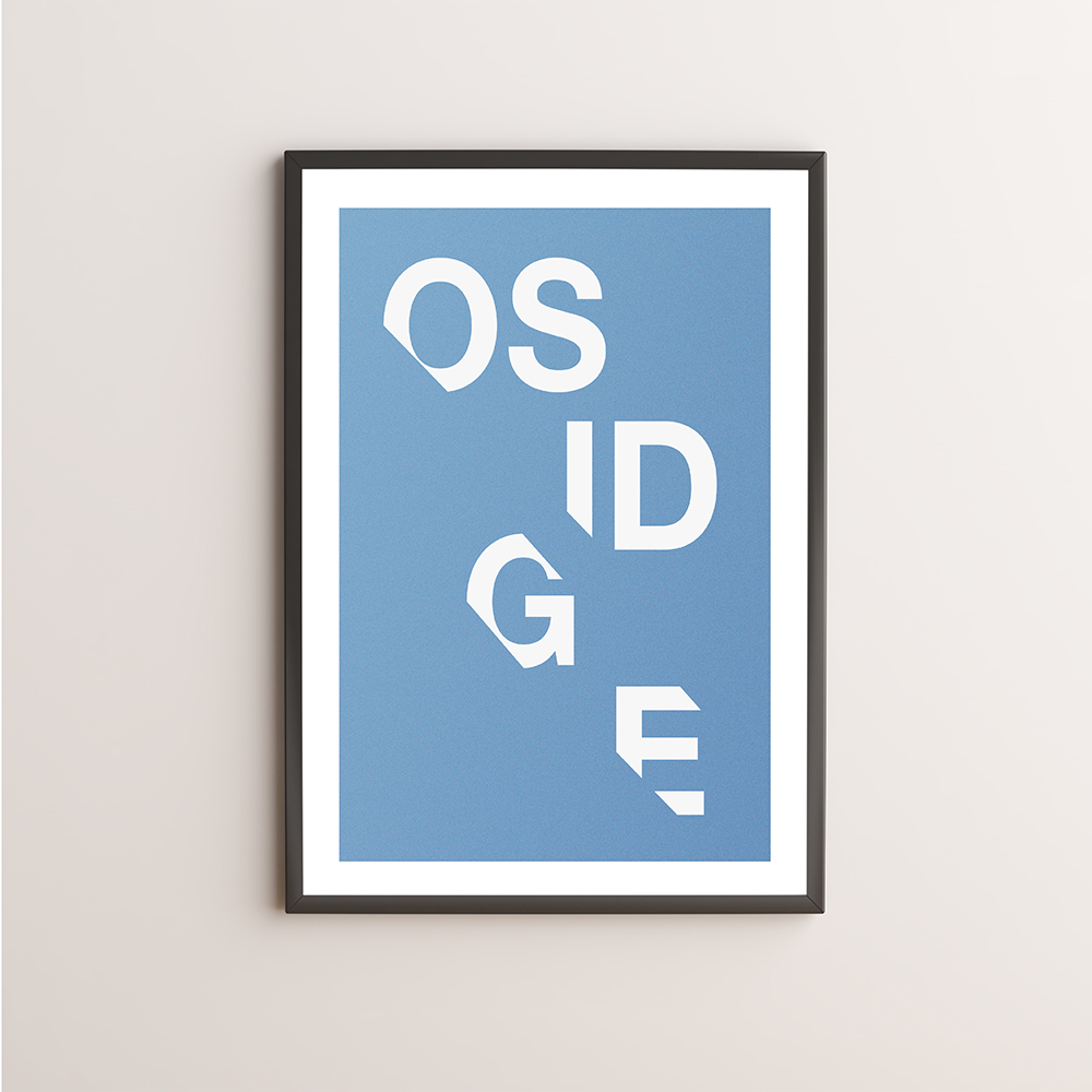 Osidge Typography Giclée Art Print