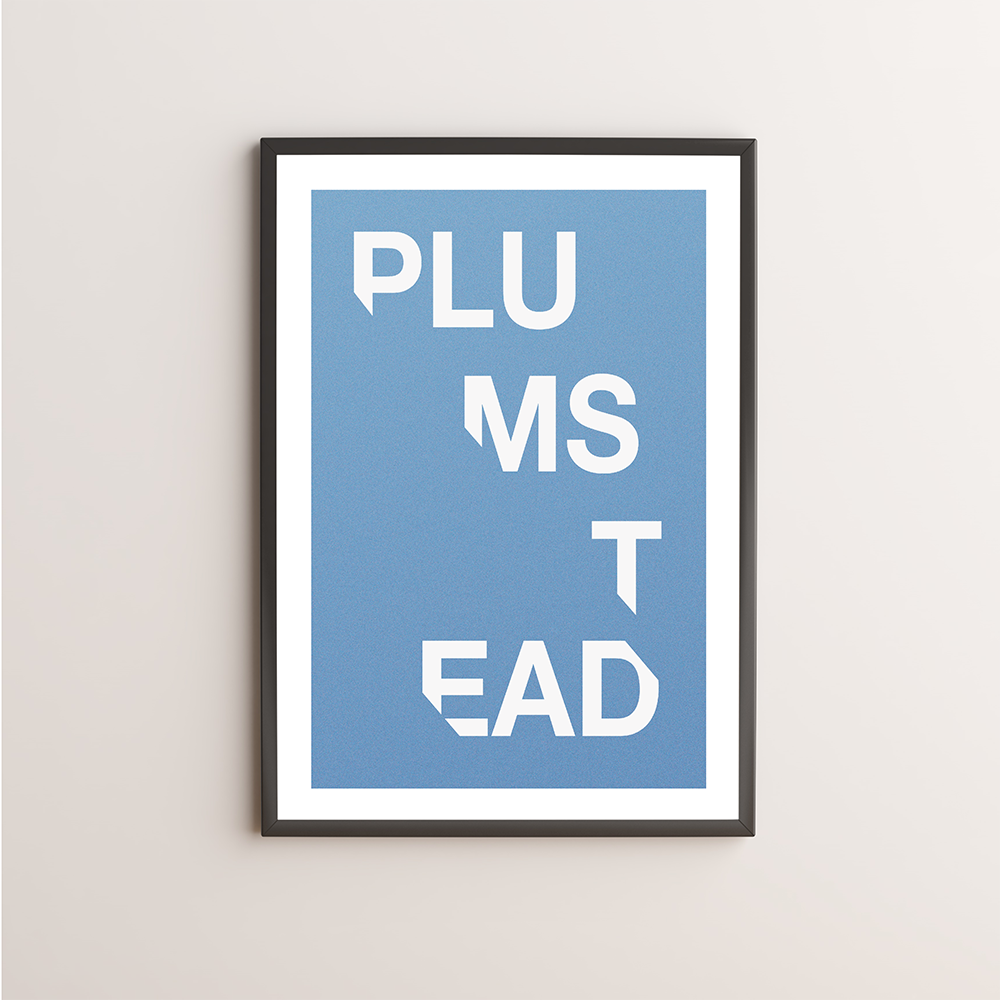 Plumstead Typography Giclée Art Print