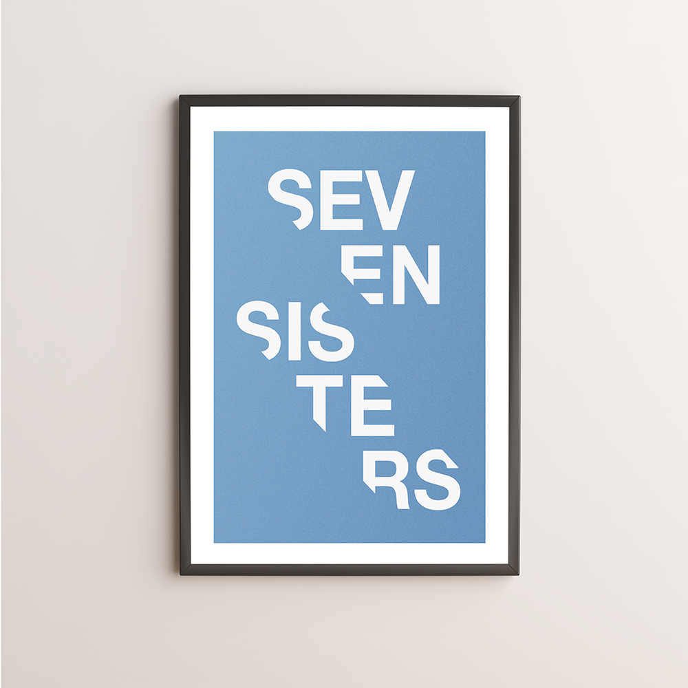 Seven Sisters Typography Giclée Art Print