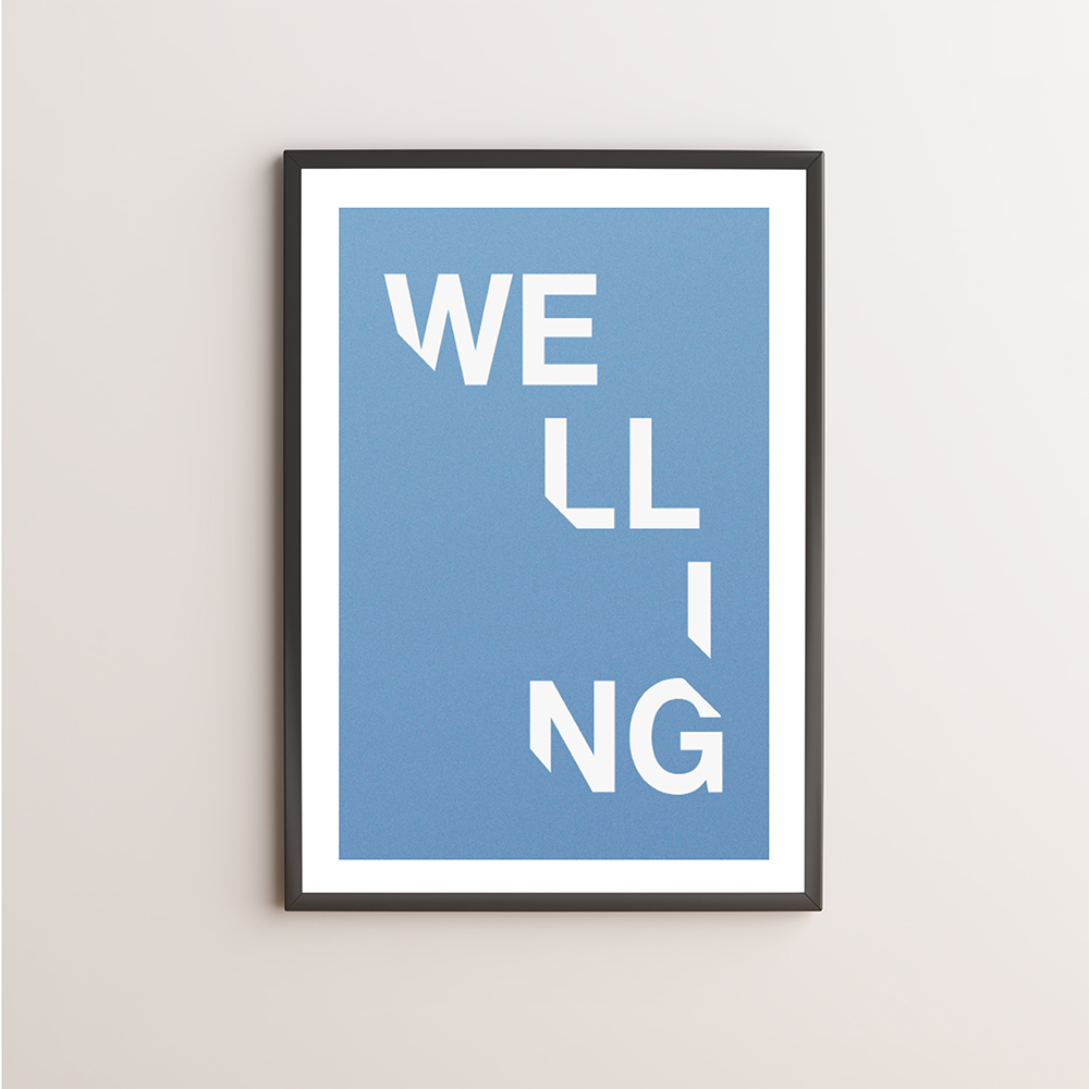 Welling Typography Giclée Art Print