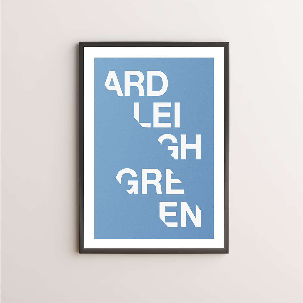 Ardleigh Green Typography Giclée Art Print