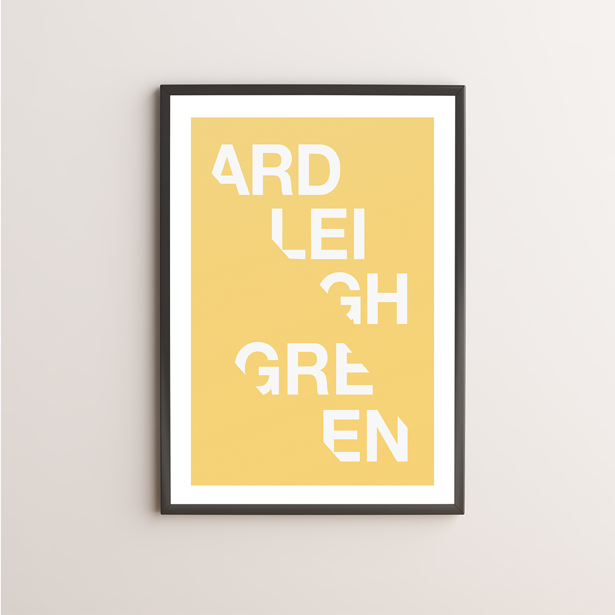 Ardleigh Green Typography Giclée Art Print