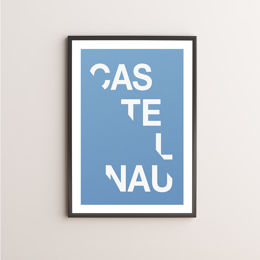 Castelnau Typography Giclée Art Print