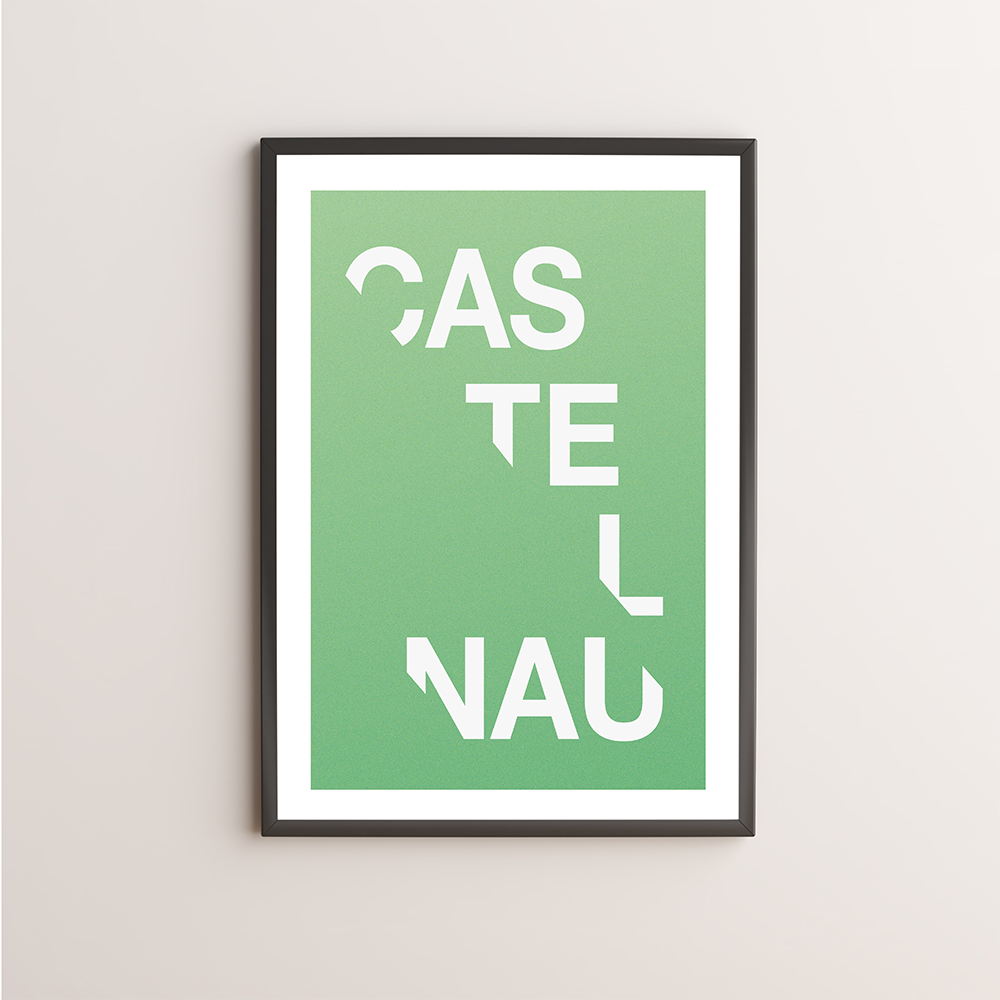 Castelnau Typography Giclée Art Print