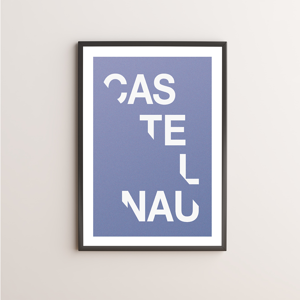 Castelnau Typography Giclée Art Print