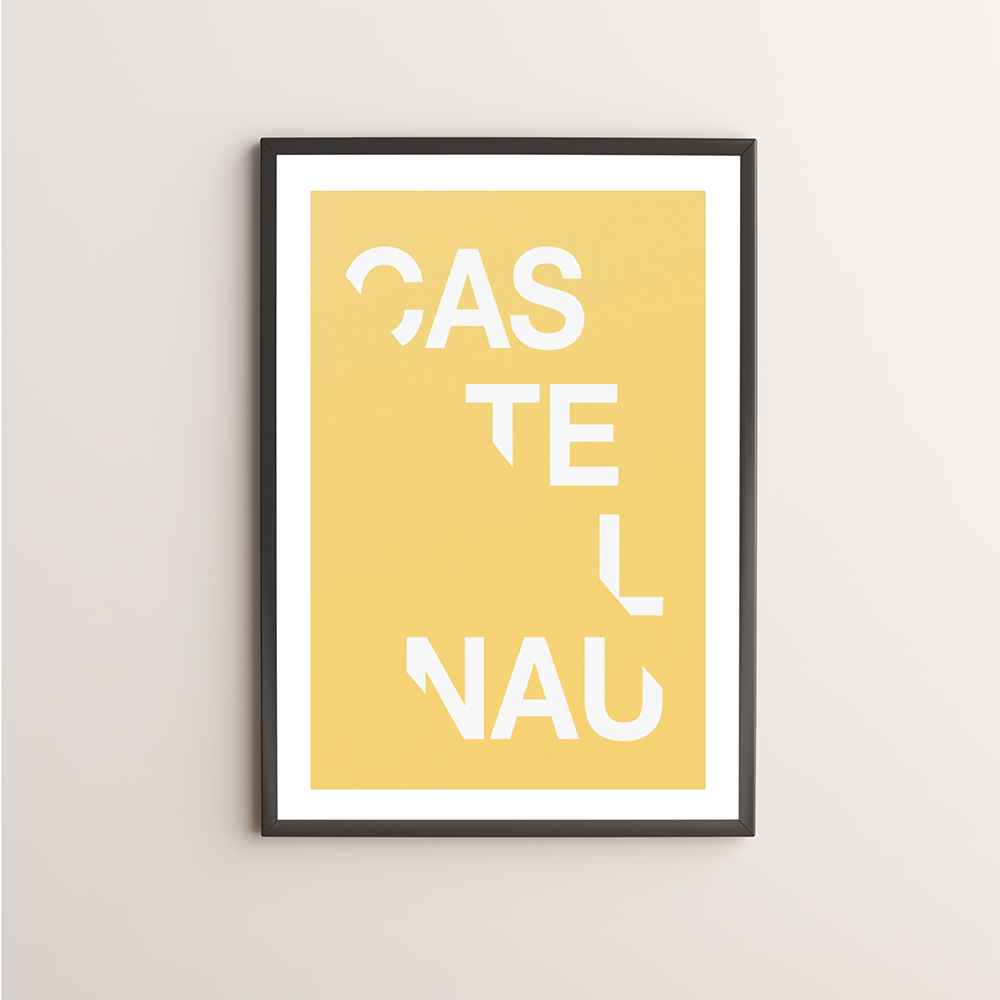 Castelnau Typography Giclée Art Print