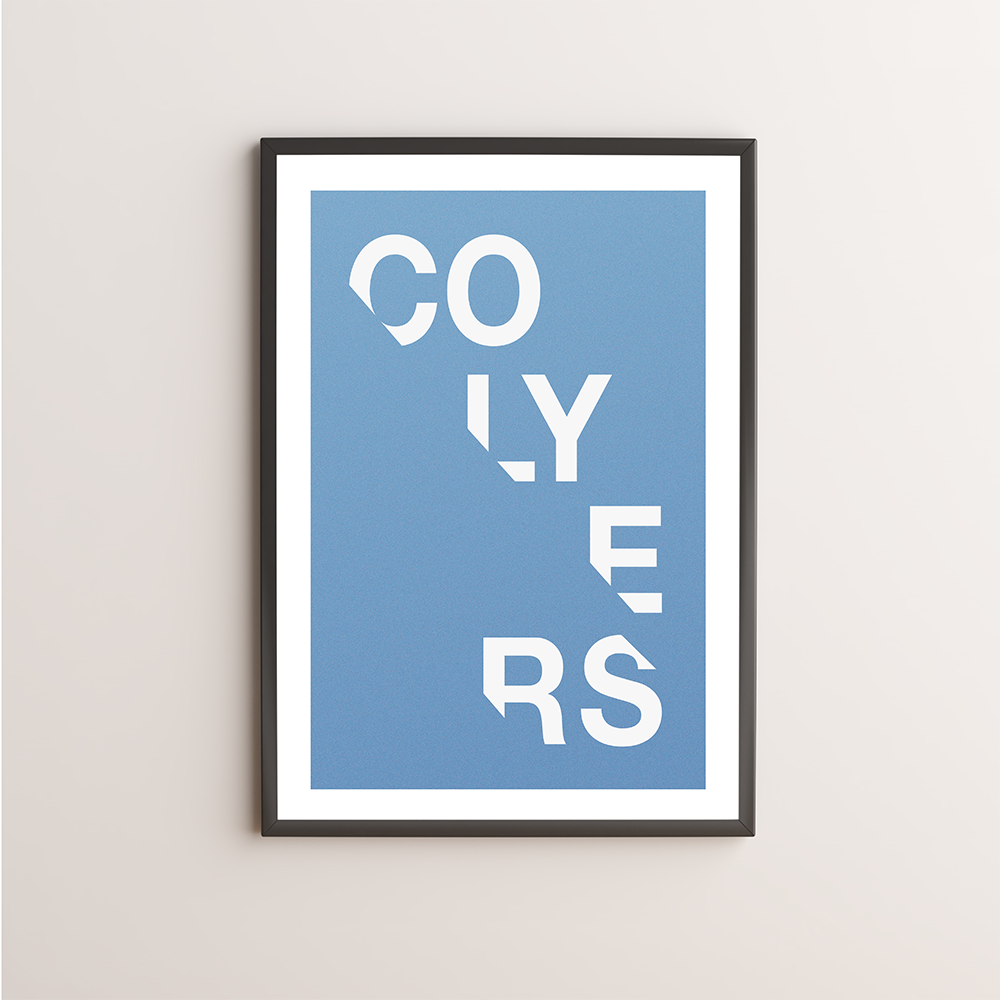 Colyers Typography Giclée Art Print 