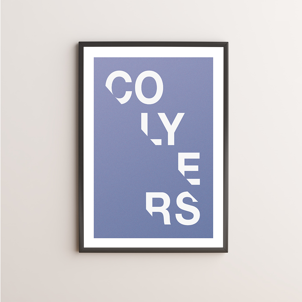 Colyers Typography Giclée Art Print 