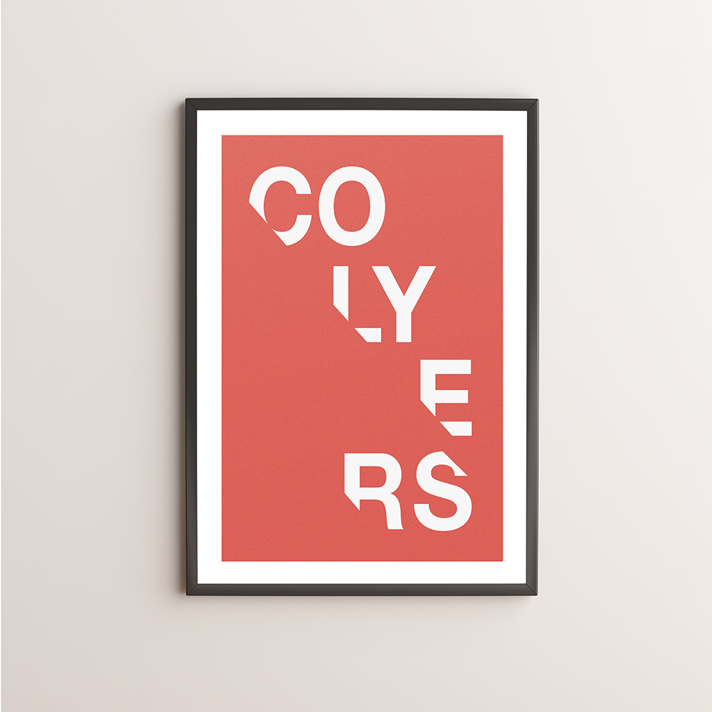 Colyers Typography Giclée Art Print 