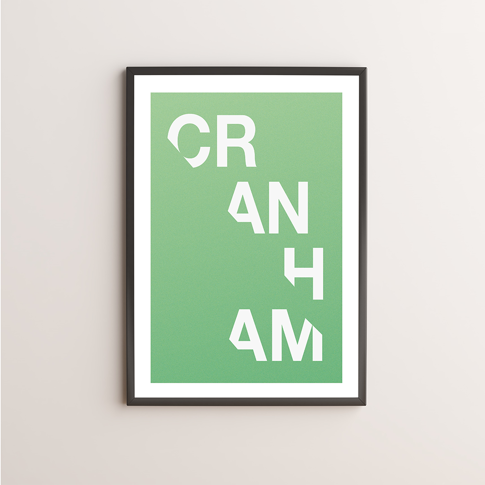 Cranham Typography Giclée Art Print