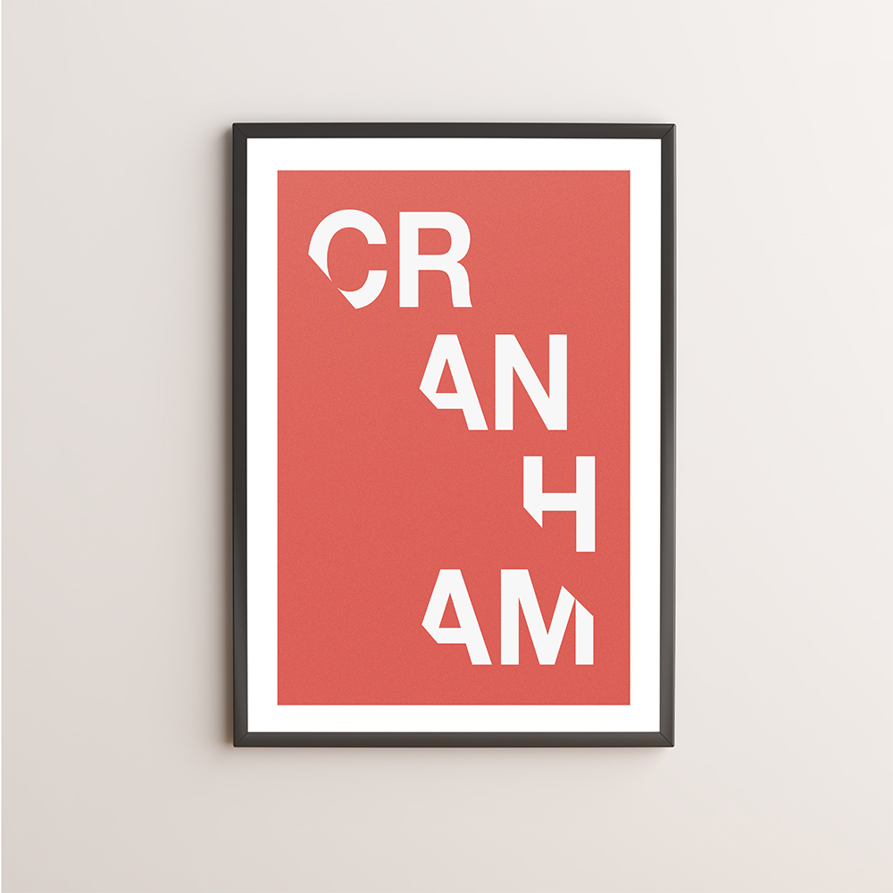 Cranham Typography Giclée Art Print