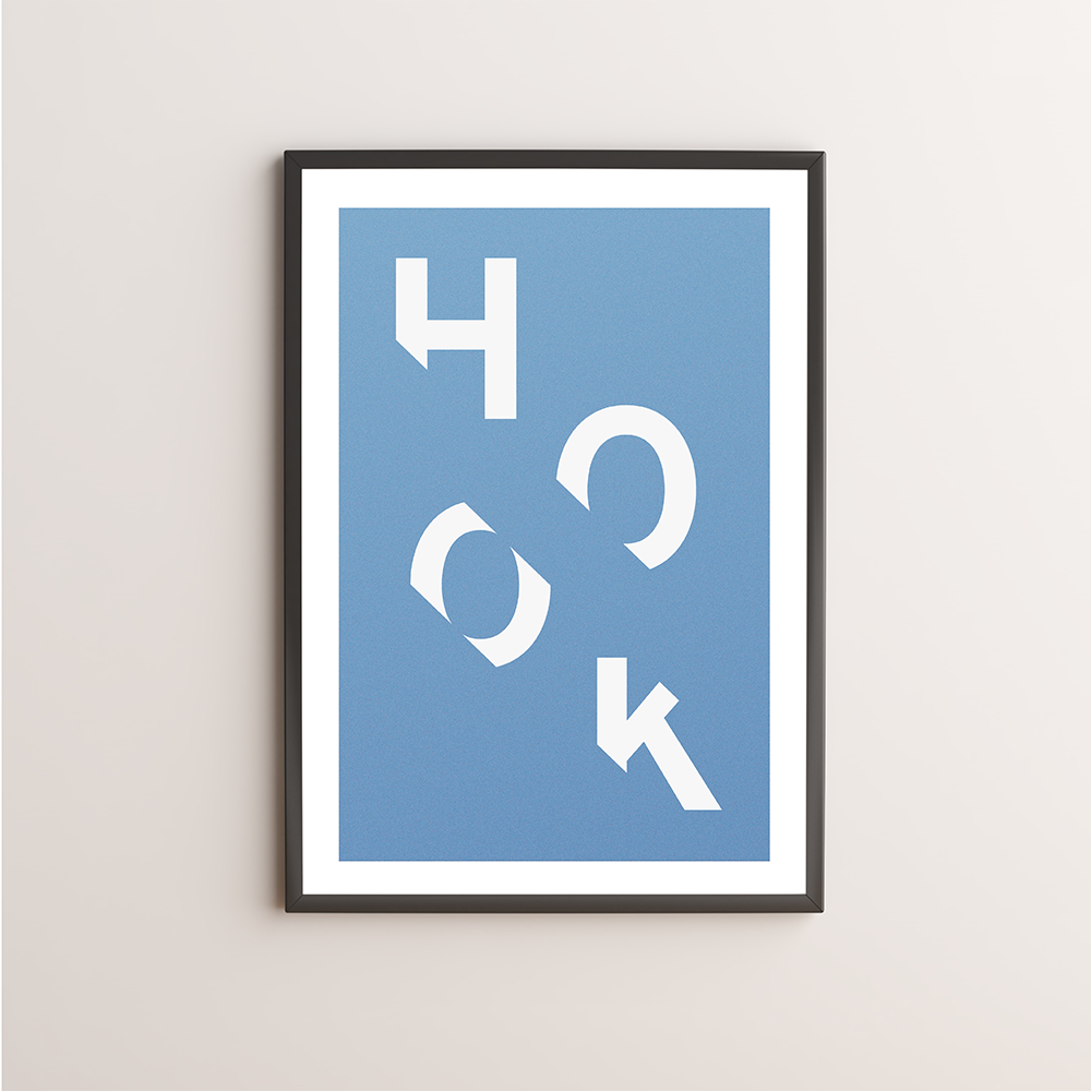 Hook Typography Giclée Art Print