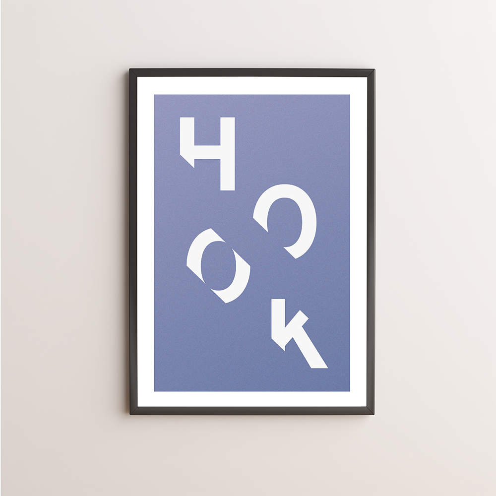 Hook Typography Giclée Art Print