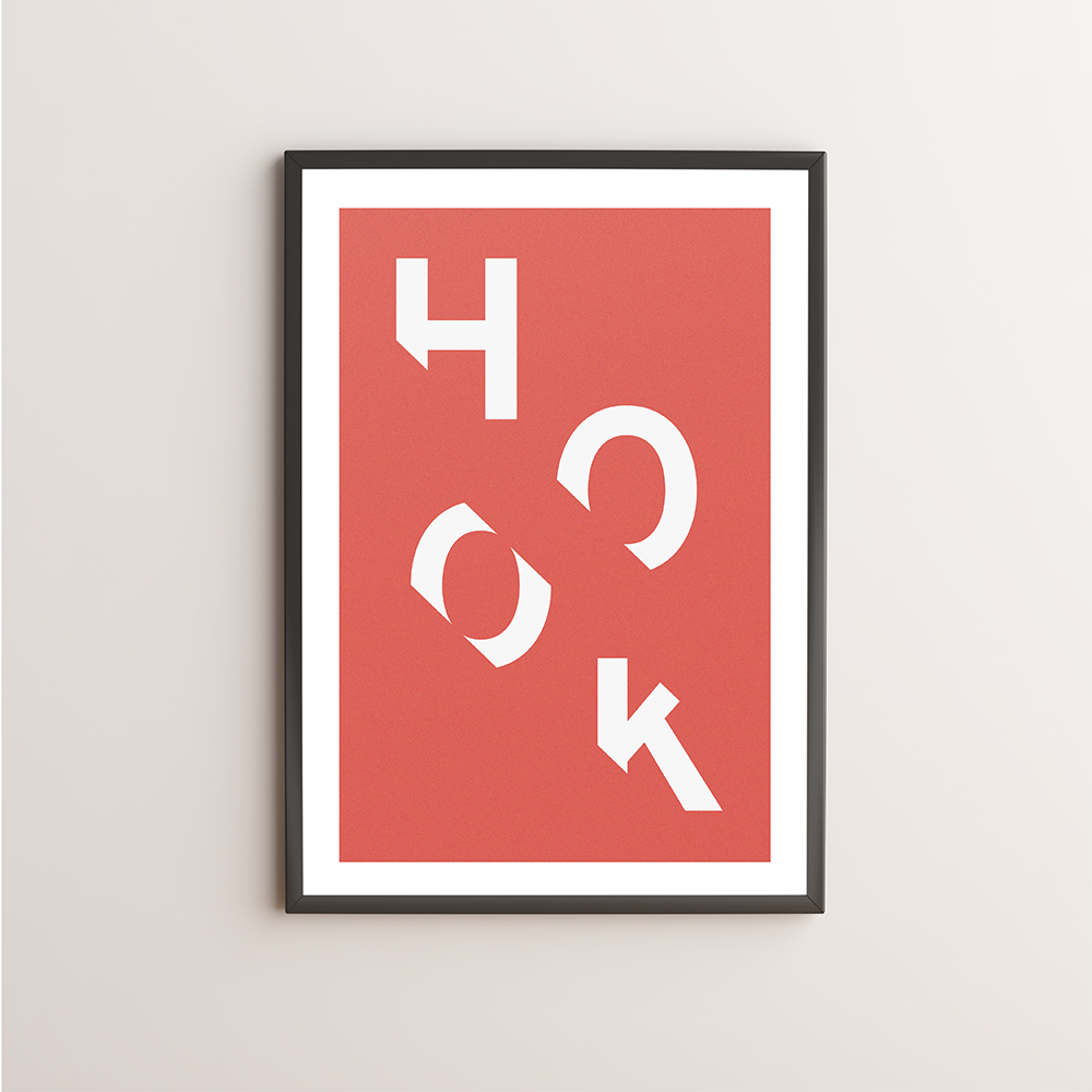 Hook Typography Giclée Art Print