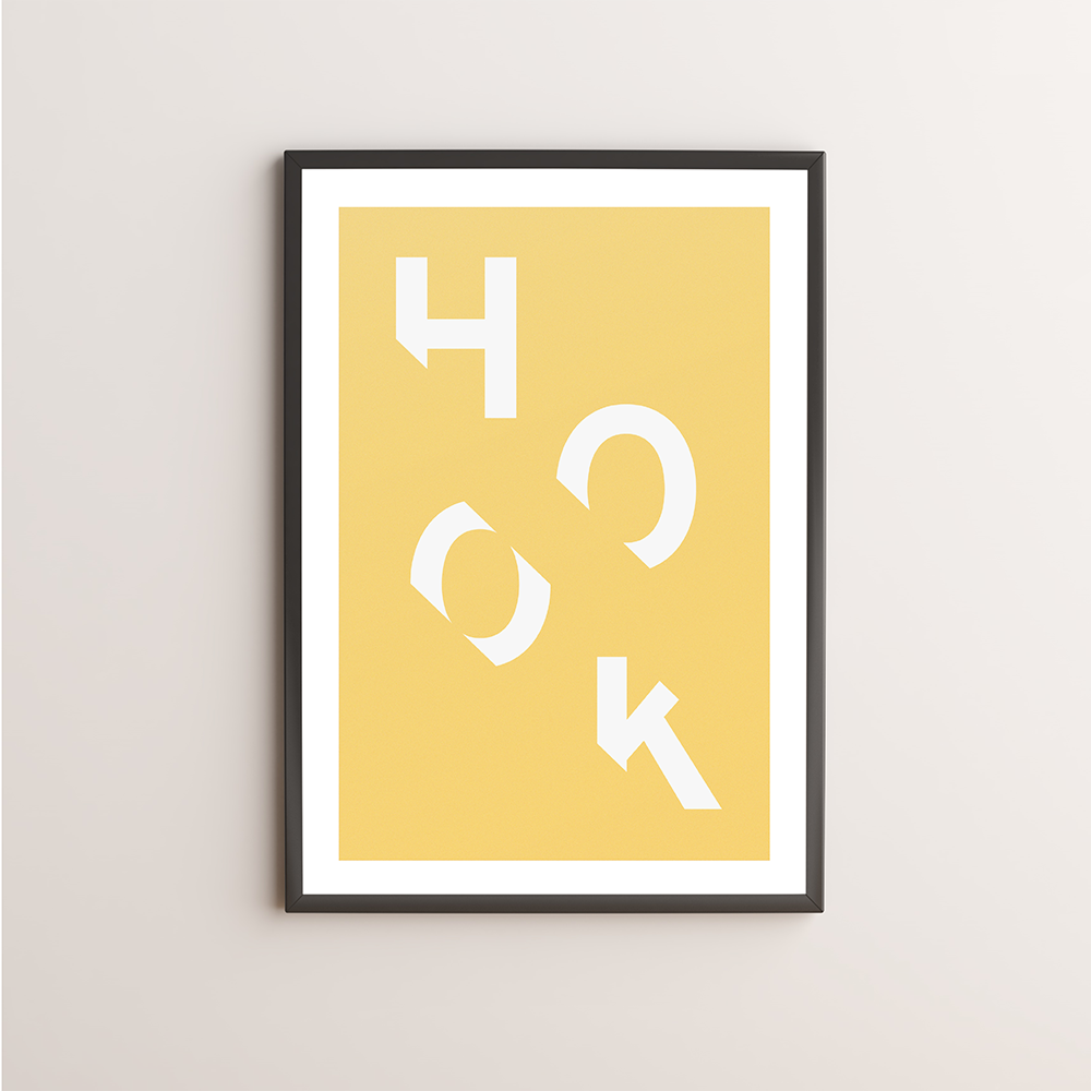 Hook Typography Giclée Art Print