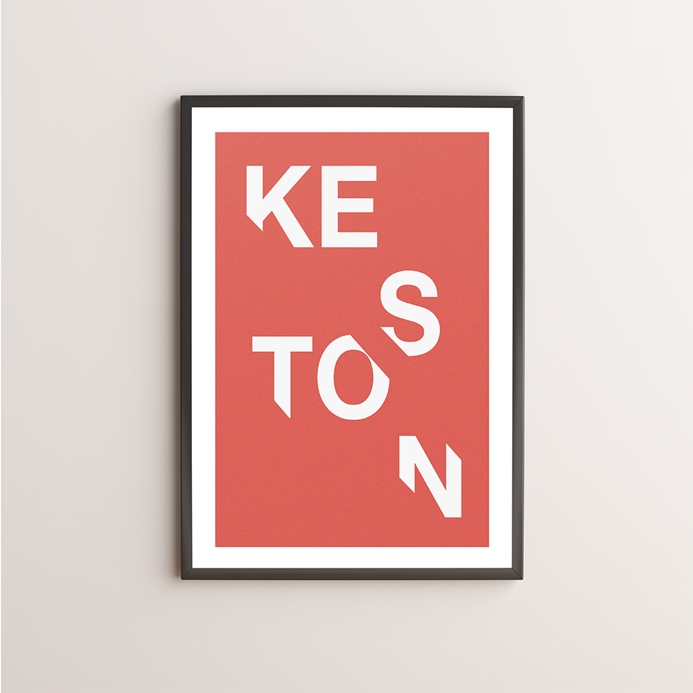 Keston Typography Giclée Art Print