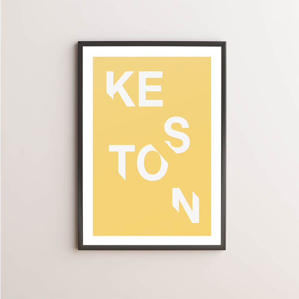 Keston Typography Giclée Art Print