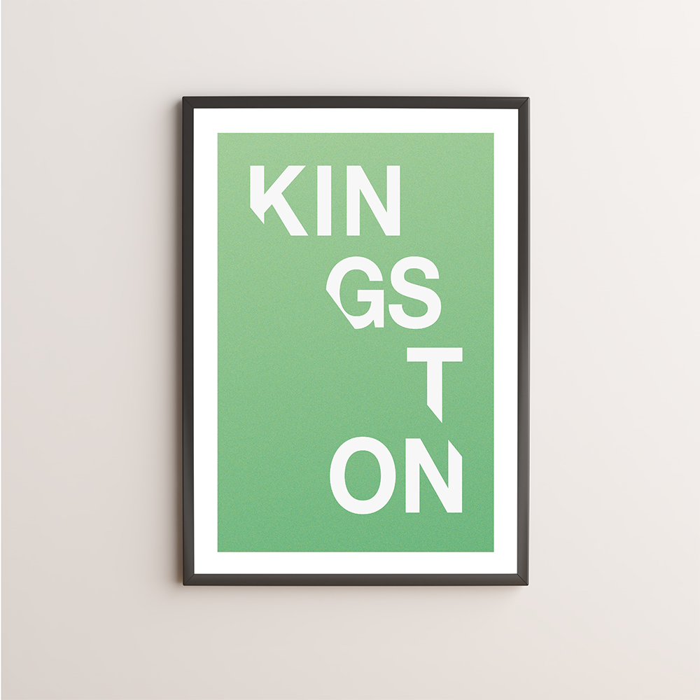 Kingston Typography Giclée Art Print