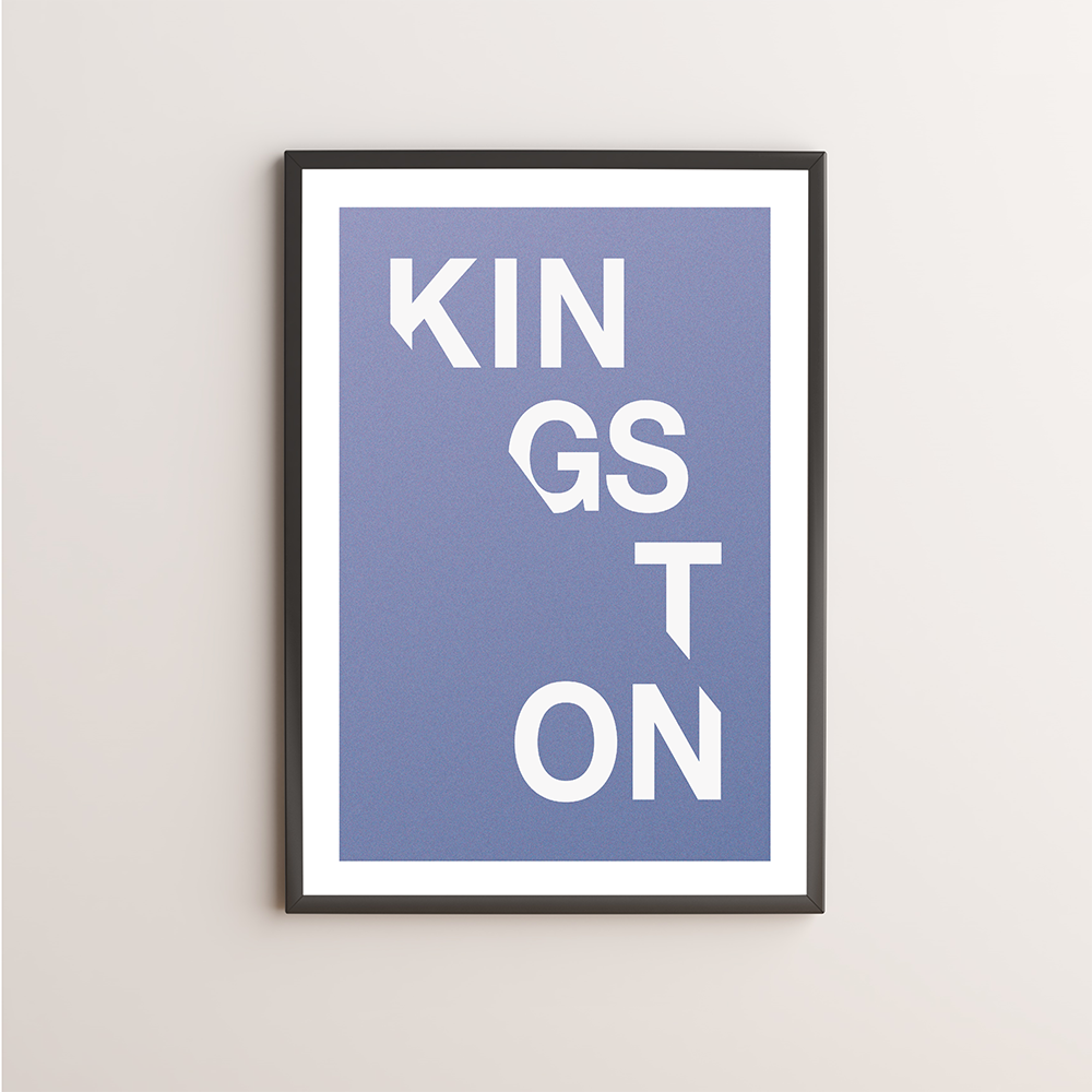 Kingston Typography Giclée Art Print