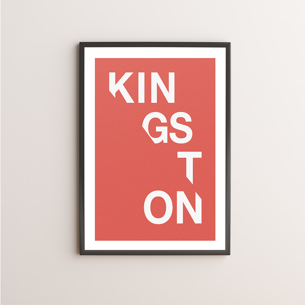 Kingston Typography Giclée Art Print