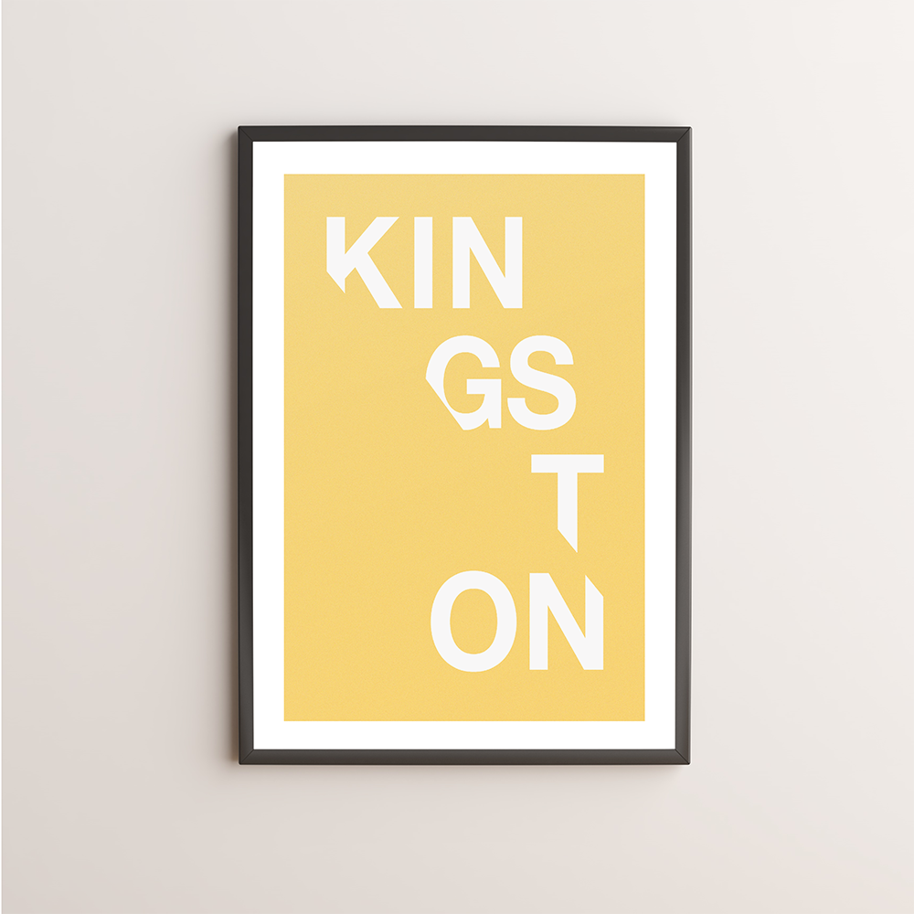 Kingston Typography Giclée Art Print