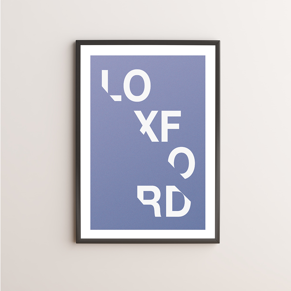 Loxford Typography Giclée Art Print