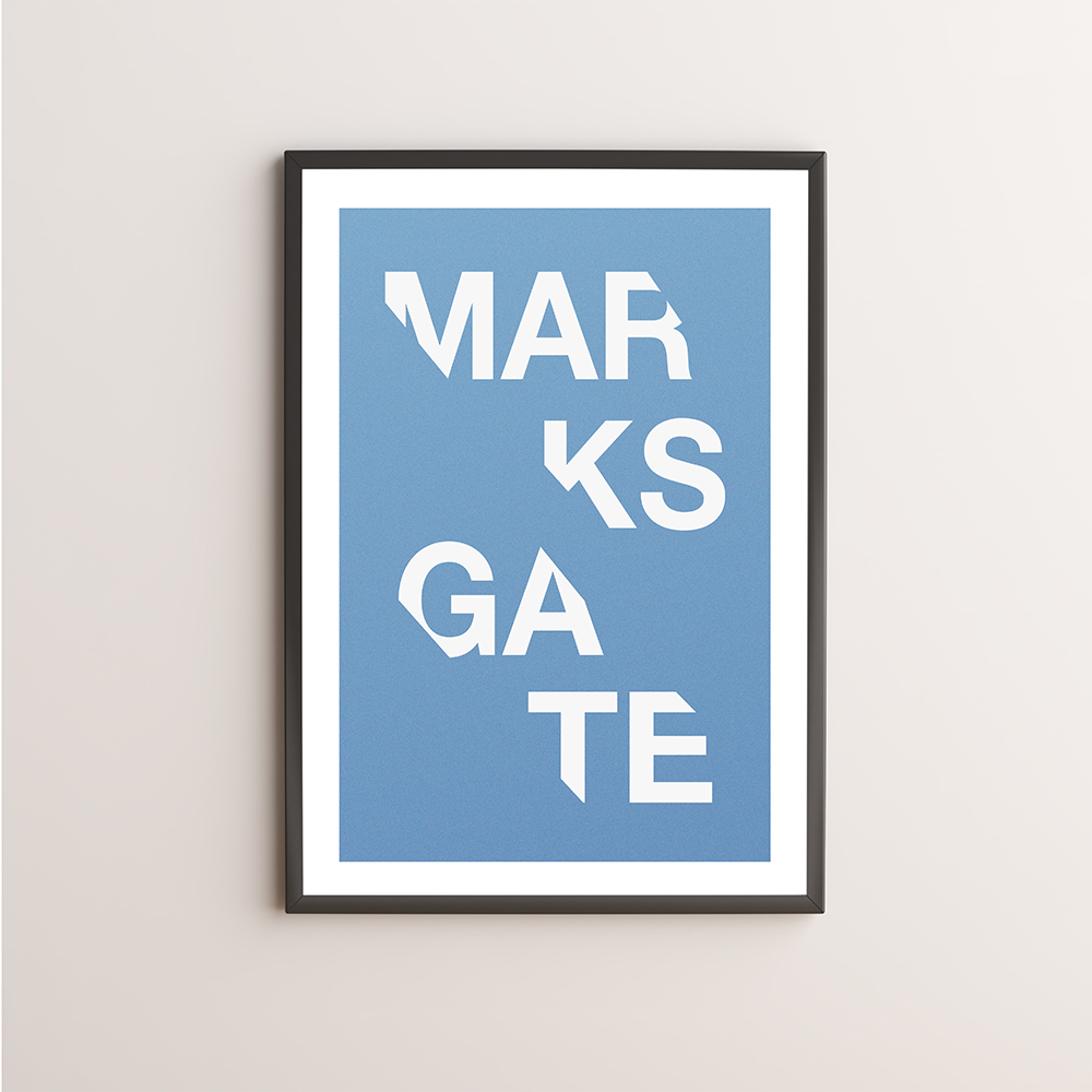 Marks Gate Typography Giclée Art Print