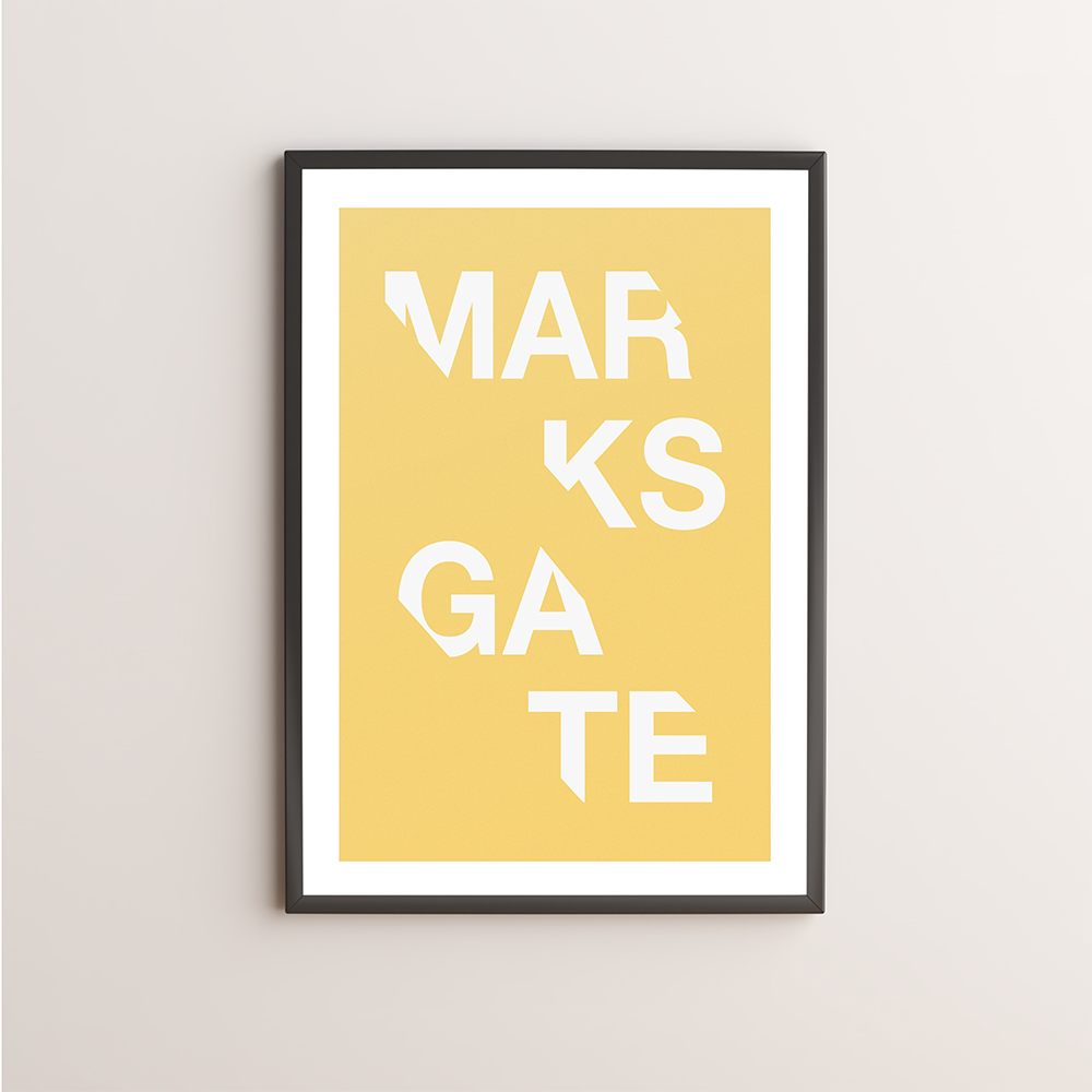 Marks Gate Typography Giclée Art Print