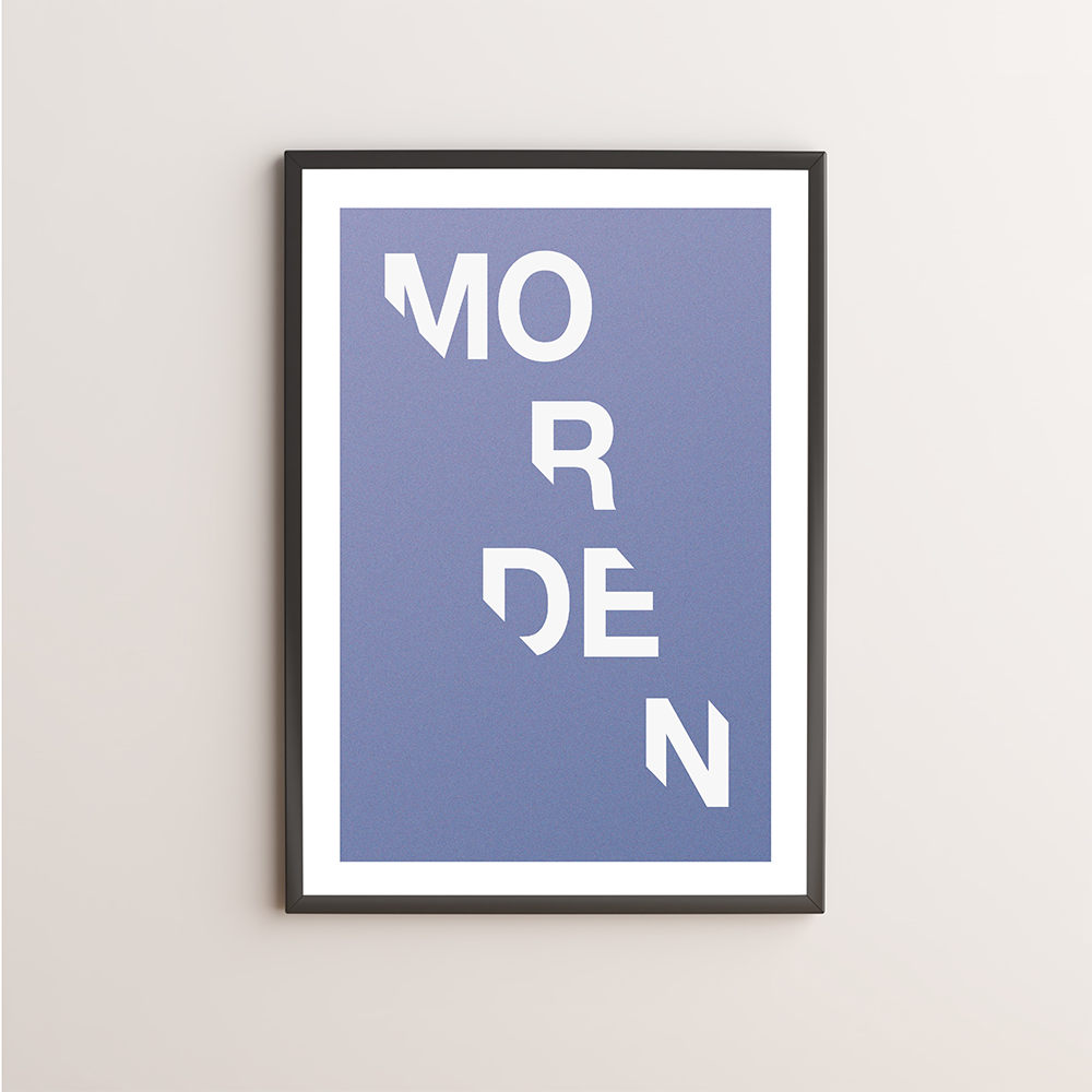 Morden Typography Giclée Art Print