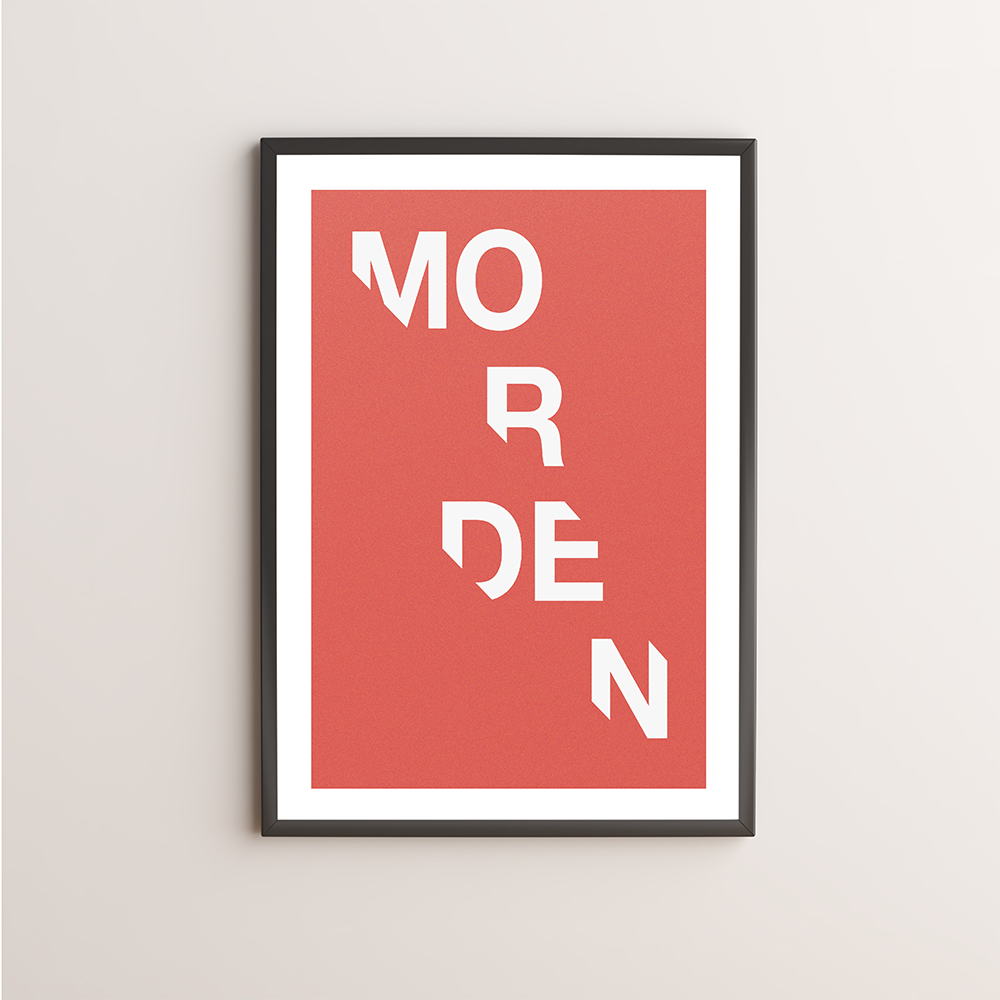 Morden Typography Giclée Art Print