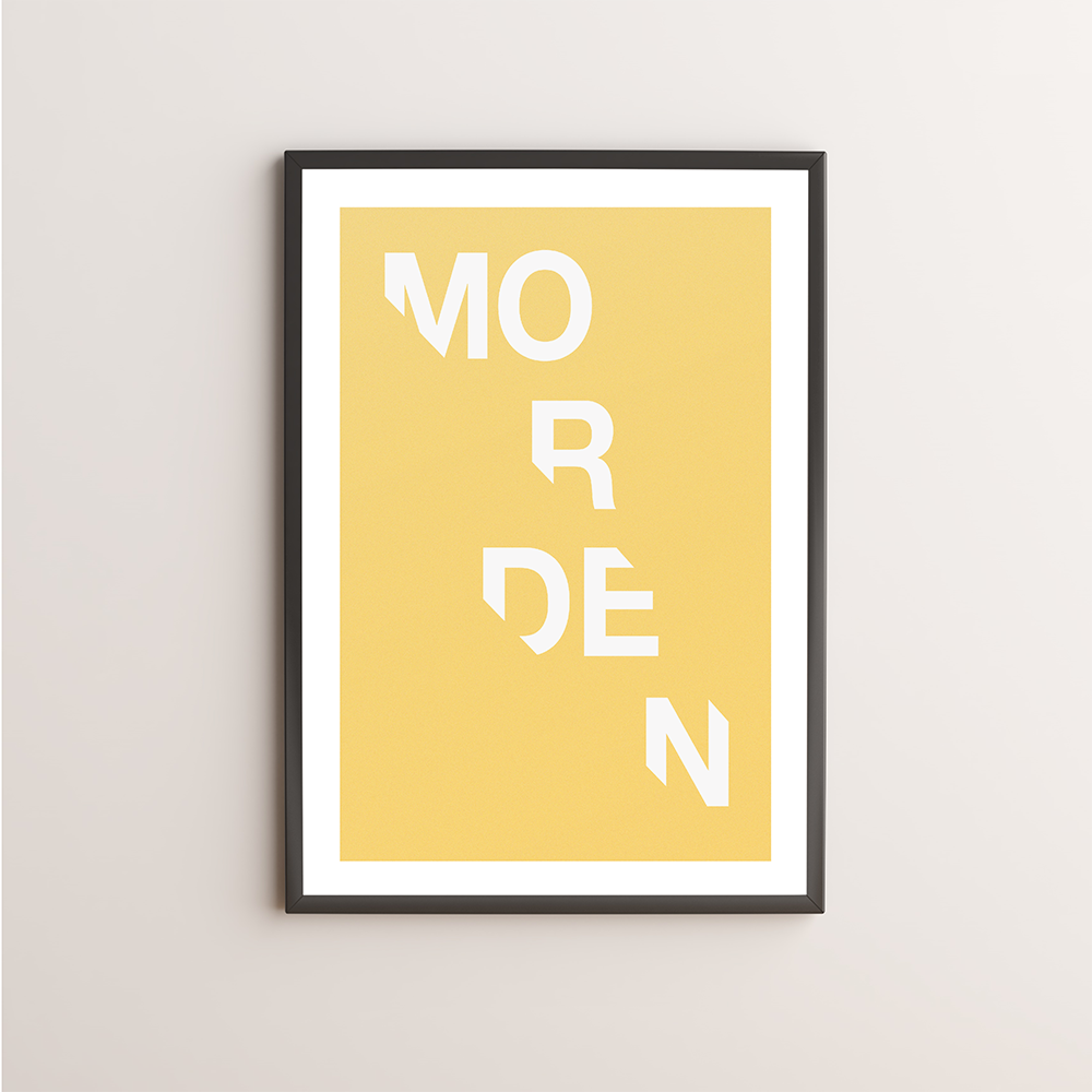 Morden Typography Giclée Art Print