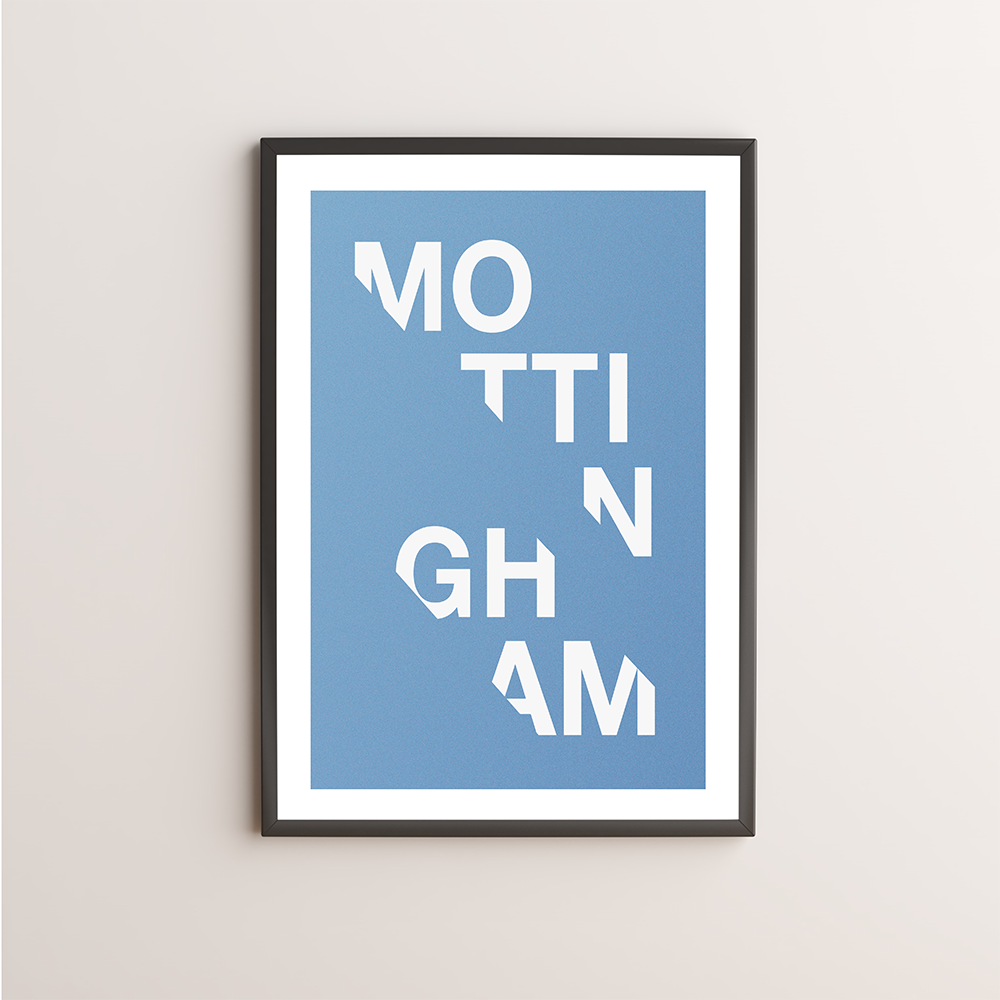 Mottingham Typography Giclée Art Print