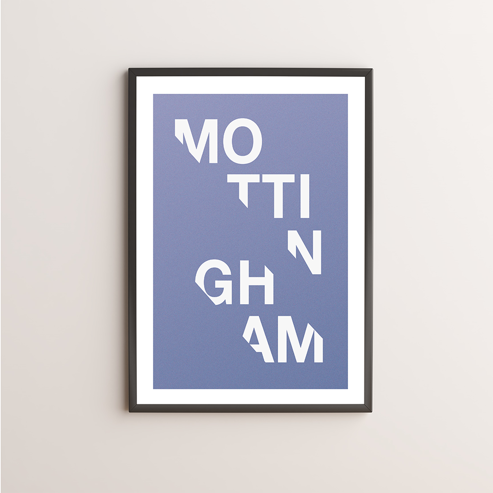 Mottingham Typography Giclée Art Print