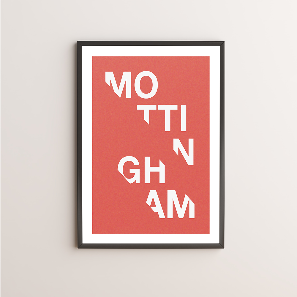 Mottingham Typography Giclée Art Print