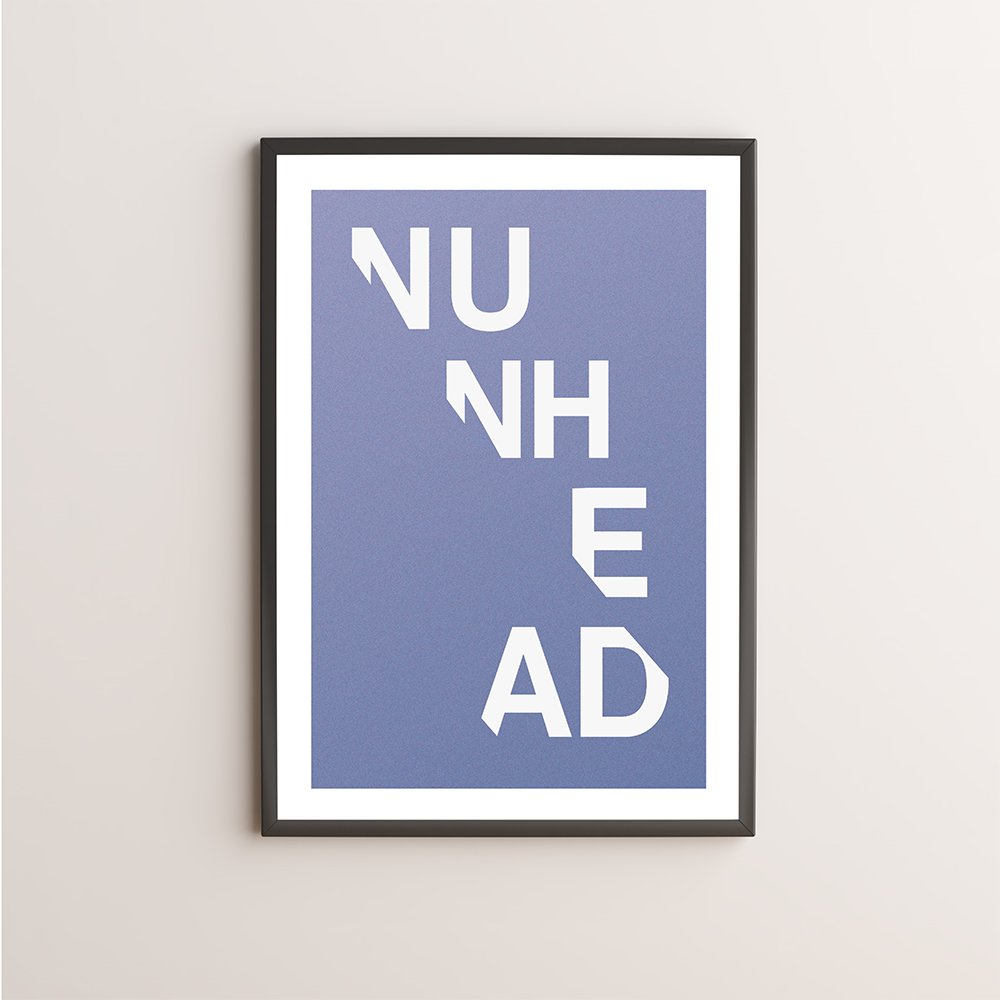 Nunhead Typography Giclée Art Print 