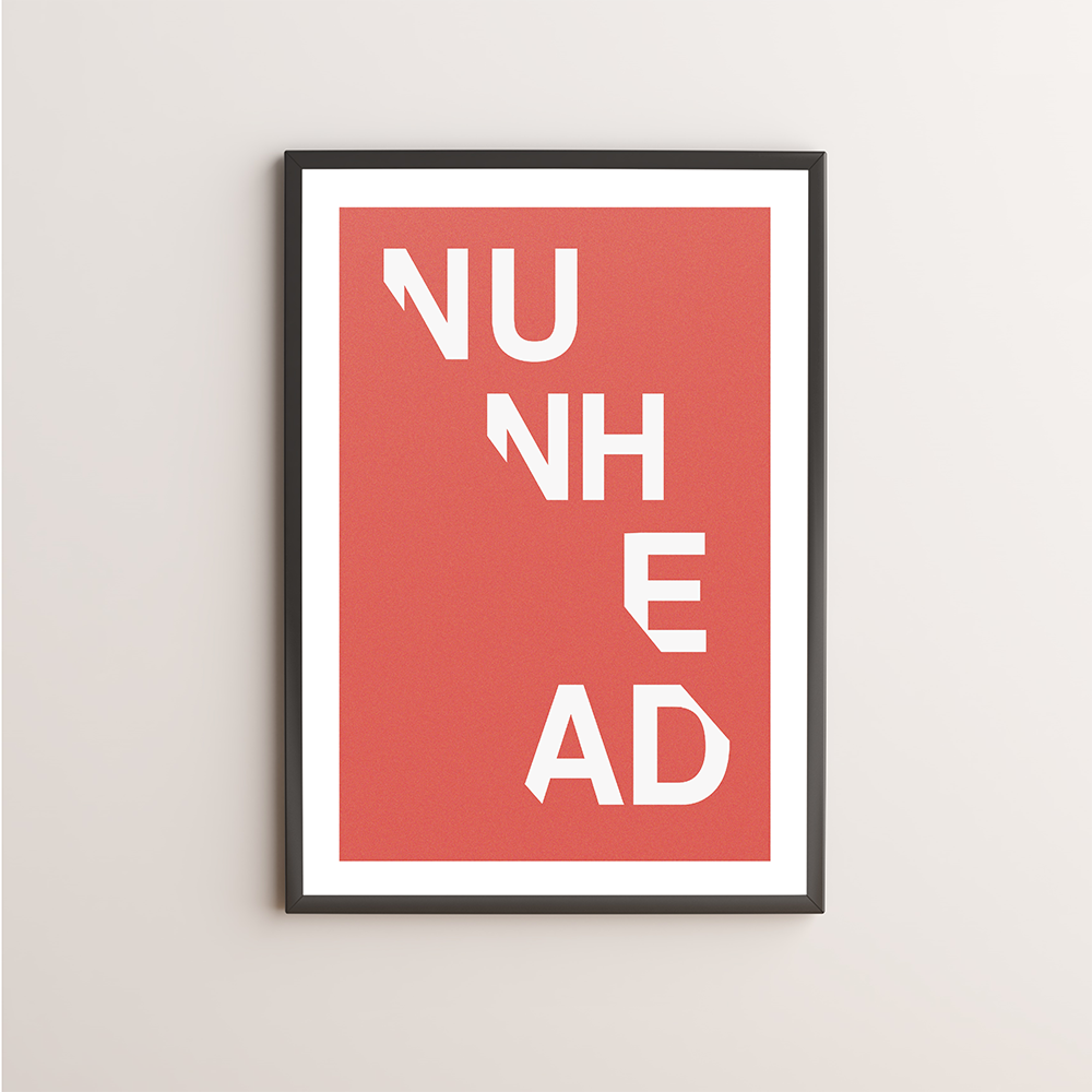 Nunhead Typography Giclée Art Print 