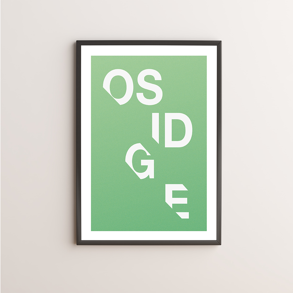 Osidge Typography Giclée Art Print