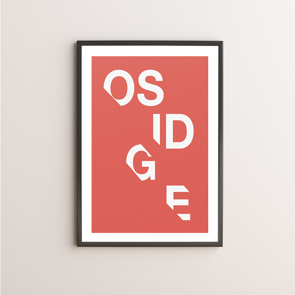 Osidge Typography Giclée Art Print