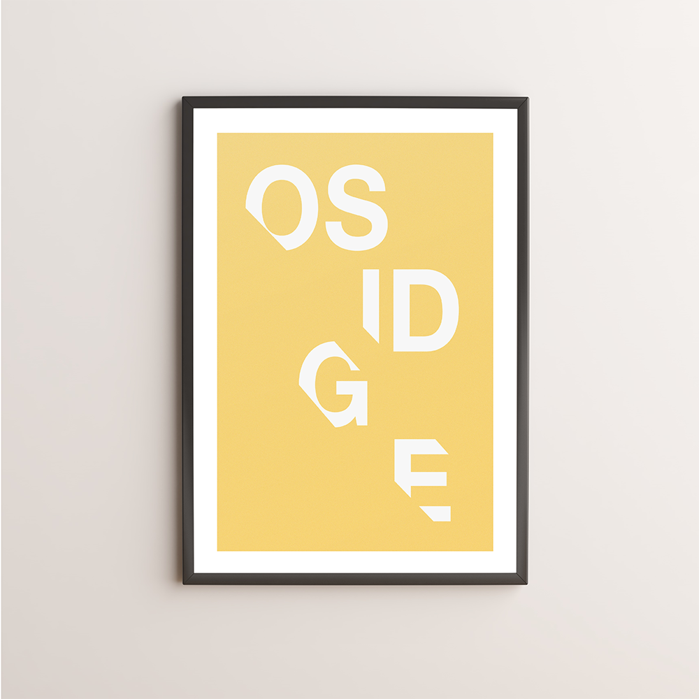 Osidge Typography Giclée Art Print