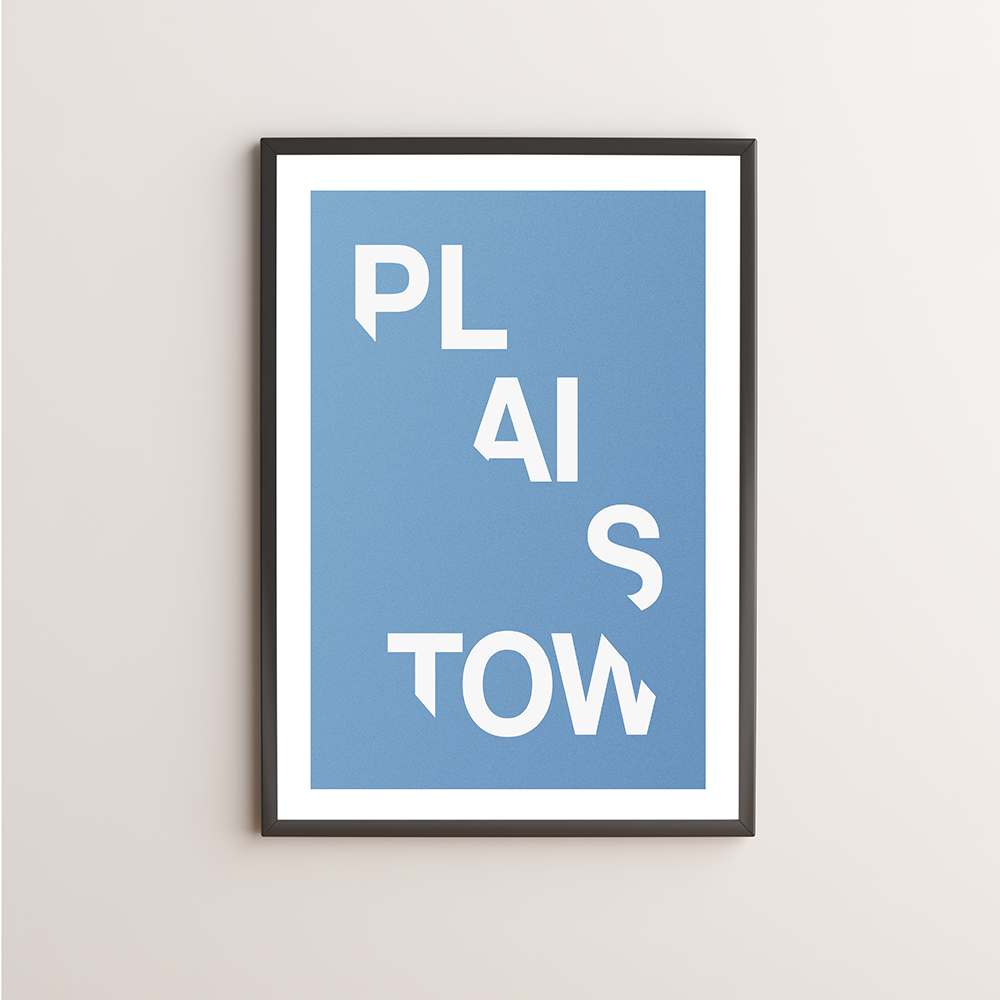 Plaistow Typography Giclée Art Print 