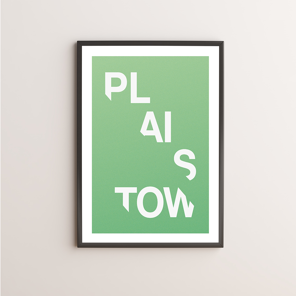 Plaistow Typography Giclée Art Print 