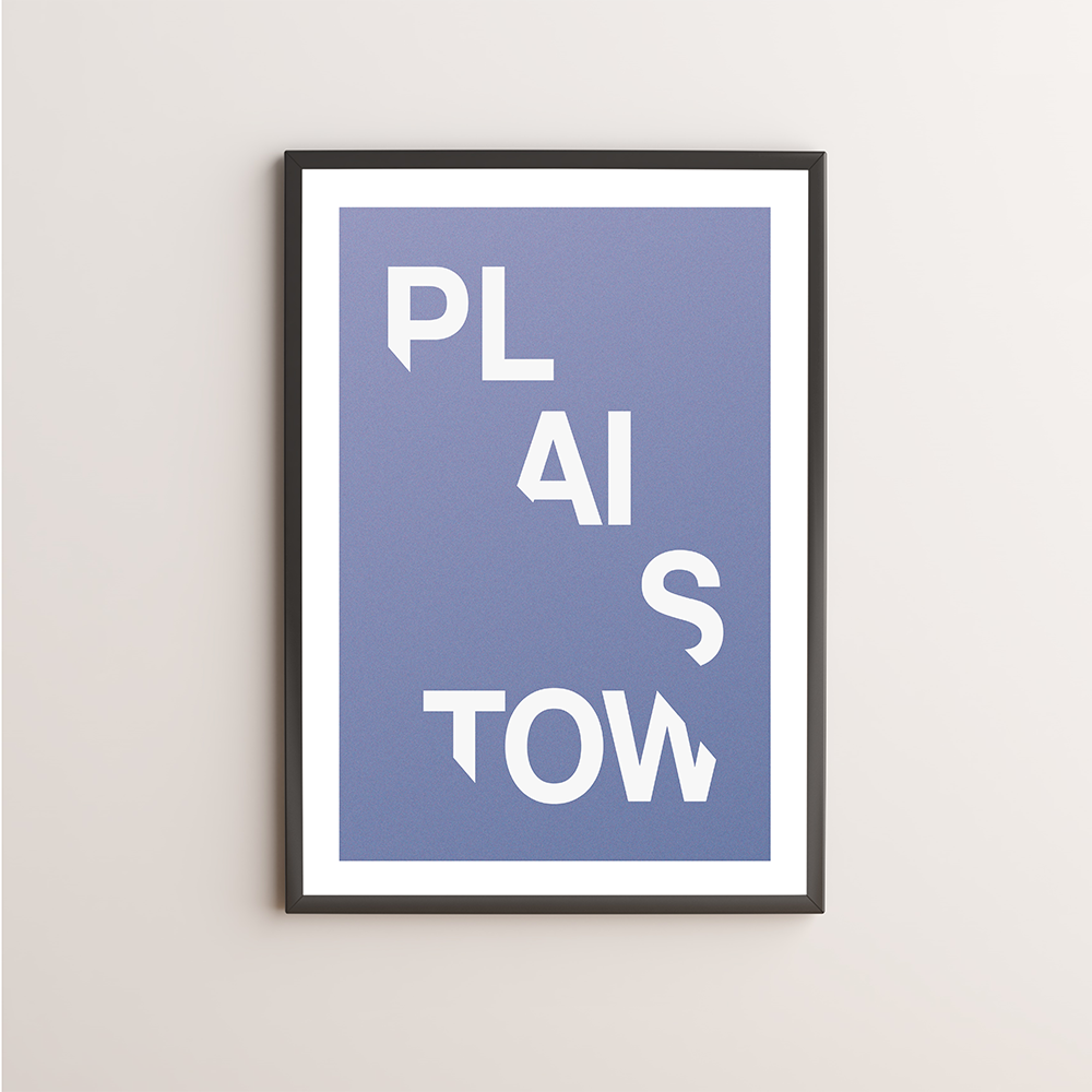 Plaistow Typography Giclée Art Print 