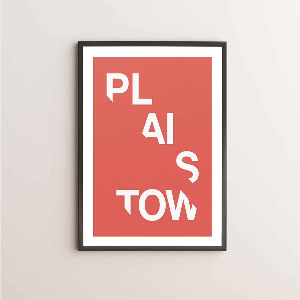 Plaistow Typography Giclée Art Print 